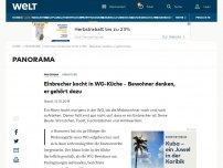 Bild zum Artikel: Einbrecher kocht in WG-Küche – Bewohner denken, er gehört dazu