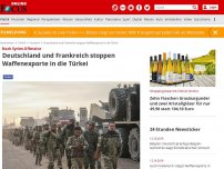 Bild zum Artikel: Nach Syrien-Offensive - Bundesregierung stoppt neue Waffenexporte in die Türkei