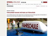 Bild zum Artikel: Frühstart mit Folgen: Fahrschüler kommt mit Auto zur Fahrschule