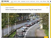 Bild zum Artikel: Verkehrspolitik in Düsseldorf: Dritte Umweltspur sorgt am ersten Tag für lange Staus