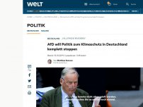 Bild zum Artikel: AfD will Politik zum Klimaschutz in Deutschland komplett stoppen