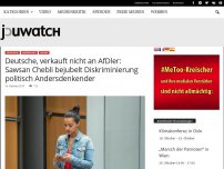 Bild zum Artikel: Deutsche, verkauft nicht an AfDler: Sawsan Chebli bejubelt Diskriminierung politisch Andersdenkender