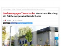 Bild zum Artikel: Großdemo gegen Tierversuche: Am Sonnabend setzt Hamburg ein Zeichen gegen Skandal-Labor