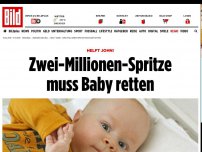 Bild zum Artikel: Drama in Sachsen - Zwei-Millionen-Spritze muss Baby John retten