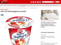 Bild zum Artikel: Schimmel-Alarm - Zott ruft Sahnejoghurts zurück