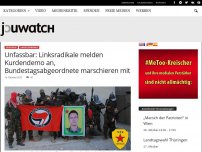 Bild zum Artikel: Unfassbar: Linksradikale melden Kurdendemo an, Bundestagsabgeordnete marschieren mit