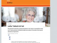 Bild zum Artikel: Lotte Tobisch ist tot