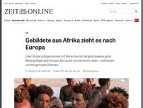 Bild zum Artikel: Uno: Gebildete aus Afrika zieht es nach Europa