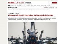 Bild zum Artikel: Forderung der Industrie: Altmaier will Idee für deutschen Weltraumbahnhof prüfen