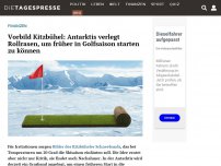 Bild zum Artikel: Vorbild Kitzbühel: Antarktis verlegt Rollrasen, um früher in Golfsaison starten zu können
