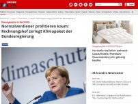 Bild zum Artikel: Steuergesetze in der Kritik - Normalverdiener profitieren kaum: Rechnungshof zerlegt Klimapaket der Bundesregierung