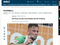 Bild zum Artikel: Freiburg darf im neuen Stadion nicht nach 20.00 Uhr spielen
