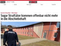 Bild zum Artikel: Sogar Straftäter kommen offenbar nicht mehr in die Abschiebehaft