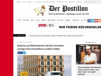 Bild zum Artikel: Reaktion auf Mietendeckel: Berliner Vermieter verlegen ihre Immobilien in andere Städte