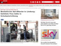 Bild zum Artikel: Der Täter fuhr sie mit dem Auto an - Bluttat in Limburg: Frau wird auf offener Straße mit Axt erschlagen