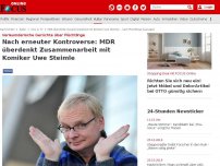 Bild zum Artikel: Verleumderische Gerüchte über Flüchtlinge - Nach erneuter Kontroverse: MDR überdenkt Zusammenarbeit mit Komiker Uwe Steimle