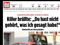 Bild zum Artikel: Axtmord in Limburg - Killer: „Du hast nicht gehört, was ich gesagt habe!“