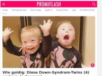 Bild zum Artikel: Wie goldig: Diese Down-Syndrom-Twins (4) erobern Instagram!