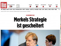 Bild zum Artikel: Kommentar - Merkels Strategie ist gescheitert