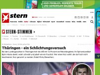 Bild zum Artikel: M. Beisenherz – Sorry, ich bin privat hier: Thüringen - ein Schlichtungsversuch