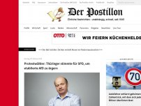 Bild zum Artikel: Protestwähler: Thüringer stimmte für SPD, um etablierte AfD zu ärgern