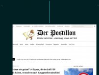 Bild zum Artikel: 'Was haben wir getan?': 5 Typen, die im Suff FDP gewählt haben, erwachen nach Junggesellenabschied