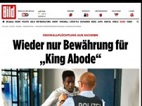 Bild zum Artikel: Krawallflüchtling aus Sachsen - Wieder Bewährung für „King Abode“