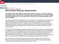 Bild zum Artikel: 'Grottenschlecht': Merz kritisiert Merkel und GroKo