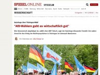 Bild zum Artikel: Soziologe über Thüringen-Wahl: 'AfD-Wählern geht es wirtschaftlich gut'
