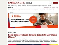 Bild zum Artikel: Streit in der CDU: Daniel Günther verteidigt Kanzlerin gegen Kritik von 'älteren Männern'