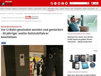 Bild zum Artikel: Haltestelle Kottbusser Tor - Vor U-Bahn geschubst worden und gestorben - 22-Jähriger wollte Rollstuhlfahrer beschützen