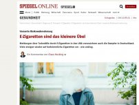 Bild zum Artikel: Verzerrte Risikowahrnehmung: E-Zigaretten sind das kleinere Übel