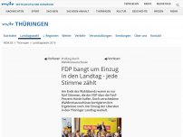 Bild zum Artikel: FDP verliert vier Stimmen in Weimar