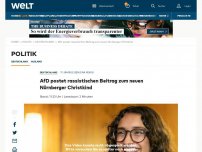 Bild zum Artikel: AfD postet rassistischen Beitrag zum neuen Nürnberger Christkind