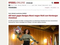 Bild zum Artikel: Partei offenbart rassistisches Weltbild: AfD hetzt gegen Benigna Munsi wegen Wahl zum Nürnberger Christkind