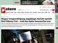 Bild zum Artikel: Skandal in Spanien : Wegen Vergewaltigung angeklagt: Gericht spricht fünf Männer frei – weil das Opfer bewusstlos war