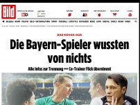 Bild zum Artikel: Jetzt ging alles ganz schnell - Kovac-Aus bei Bayern!