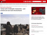 Bild zum Artikel: News-Ticker zum Syrien-Krieg - BKA: Neun Berliner IS-Kämpfer in kurdischer Haft in Syrien