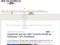 Bild zum Artikel: 17 CDU-Funktionäre fordern „ergebnisoffene Gespräche“ mit AfD