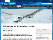 Bild zum Artikel: Bolivien stoppt Lithium-Abbauprojekt mit deutscher Firma