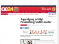 Bild zum Artikel: Jugendgang schlägt Passanten grundlos nieder