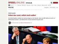 Bild zum Artikel: GroKo beenden: Erlöst das Land, erlöst Euch selbst