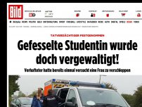 Bild zum Artikel: Zuvor versucht Frau zu entführen - Gefesselte Studentin: Tatverdächtiger verhaftet