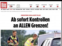 Bild zum Artikel: Seehofers Knallhart-Plan - Ab sofort Kontrollen an ALLEN Grenzen!