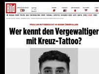 Bild zum Artikel: Frau in Essen überfallen - Wer kennt den Vergewaltiger mit Kreuz-Tattoo?