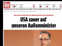 Bild zum Artikel: Maas irritiert mit Gastbeitrag - USA sauer auf unseren Außenminister