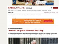 Bild zum Artikel: Ex-Unterhauspräsident Bercow: 'Brexit ist der größte Fehler seit dem Krieg'