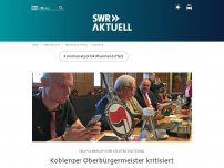 Bild zum Artikel: Koblenzer Stadtratssitzung abgebrochen