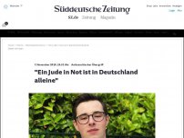 Bild zum Artikel: Antisemitischer Übergriff: 'Ein Jude in Not ist in Deutschland alleine'