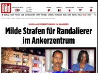Bild zum Artikel: Ausschreitungen in Bamberg - Milde Strafen für Randalierer im Ankerzentrum